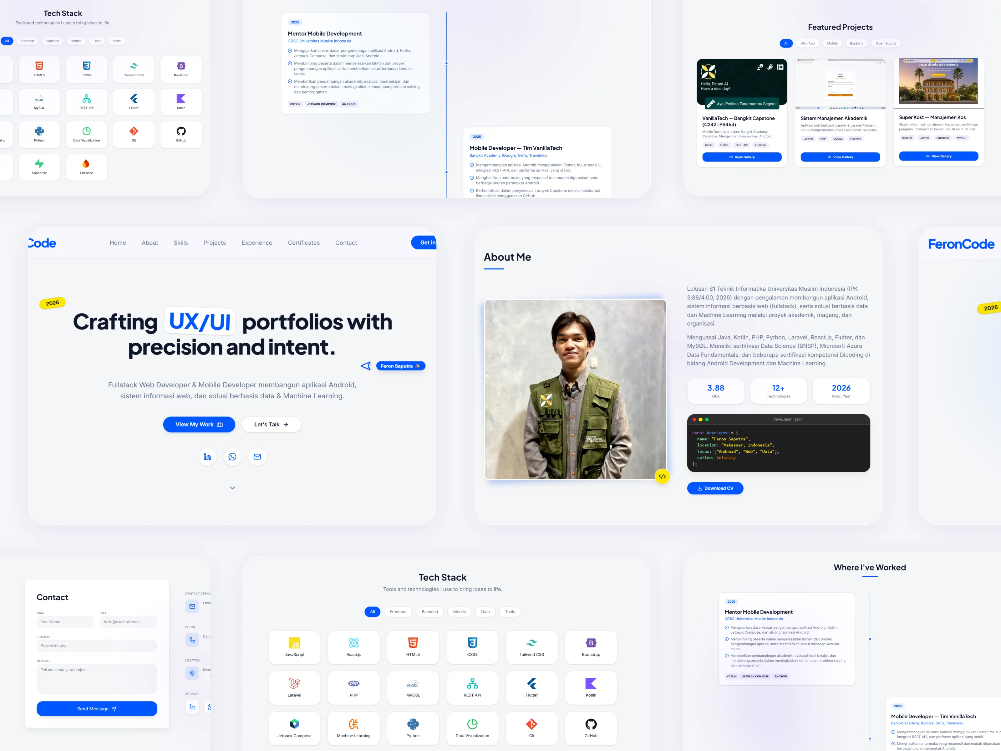 FeronCode Portfolio Website