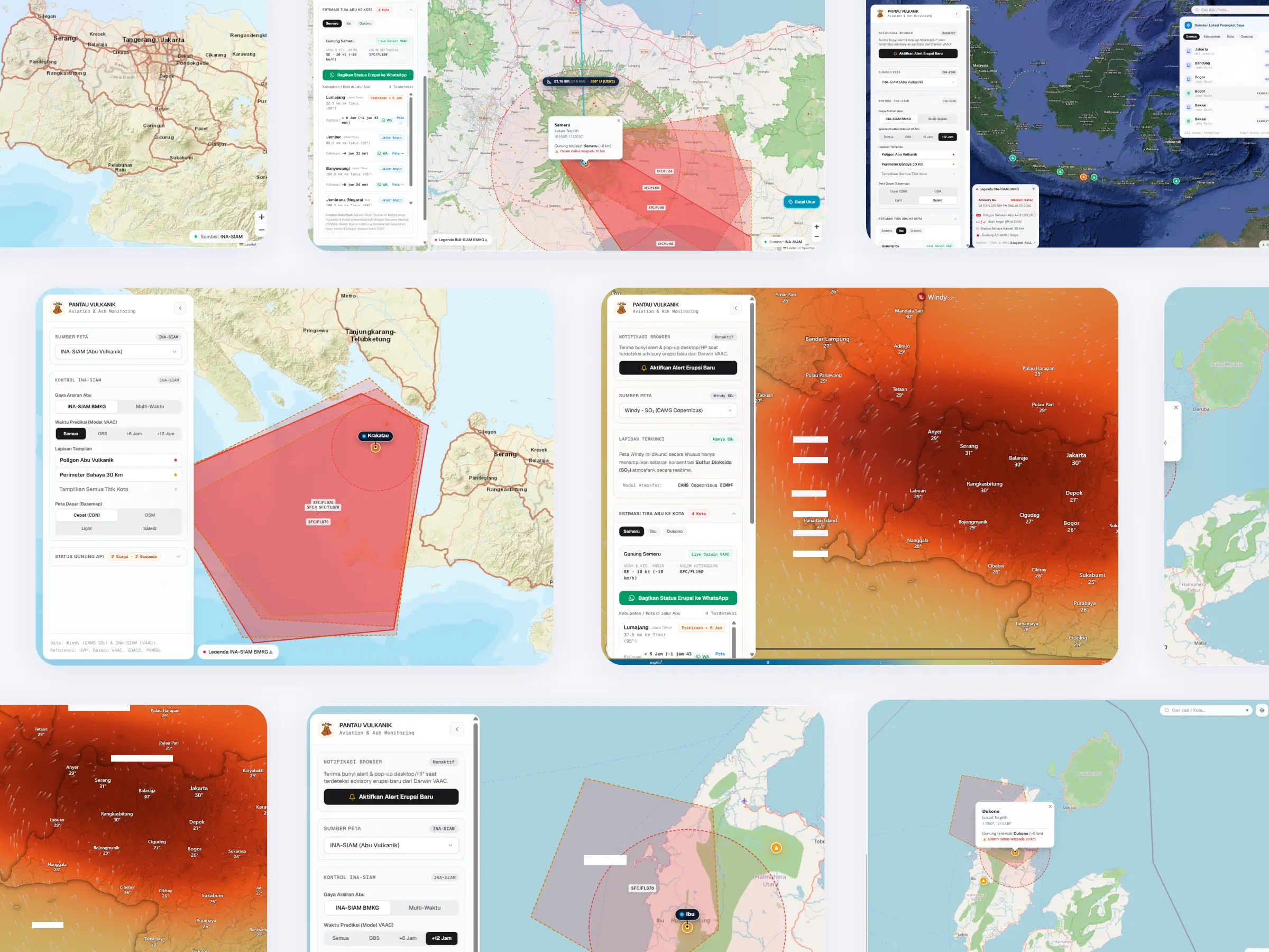 PantauVulkanik Aviation & Ash Monitoring